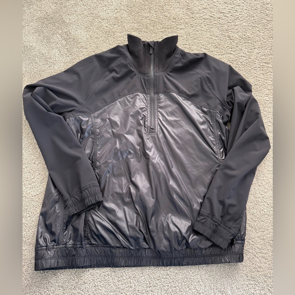 Lululemon All Roads Half 1/2 Zip Black 6
